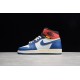 Jordan 1 Retro High Storm Blue BV1300-146 Basketball Shoes