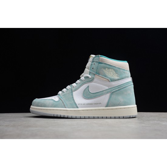 Jordan 1 Retro High Turbo Green 555088-311 Basketball Shoes