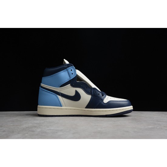 Jordan 1 Retro High UNC 555088-140 Basketball Shoes Blue