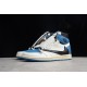 Jordan 1 Retro High X Travis Scott Military Blue DH3227-105 Basketball Shoes