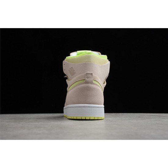 Jordan 1 Retro High Zoom Air CMFT Lemon Twist CT0979-200 Basketball Shoes