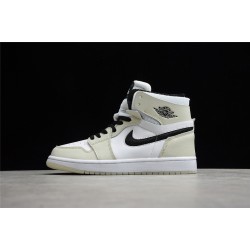 Jordan 1 Retro High Zoom Comfort Light Bone CT0979-002 Basketball Shoes