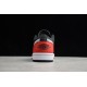Jordan 1 Retro Low Brushstroke Swoosh  Black Red DA4659001 Basketball Shoes Unisex