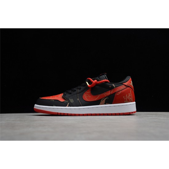 Jordan 1 Retro Low Chinese New Year DD2233001 Basketball Shoes