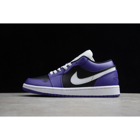 Jordan 1 Retro Low Court Purple 553558501 Basketball Shoes Unisex