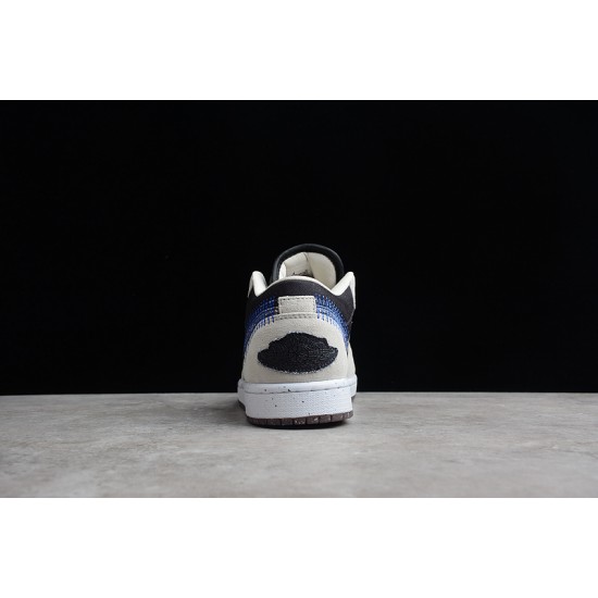 Jordan 1 Retro Low Crater DM4657001 Basketball Shoes