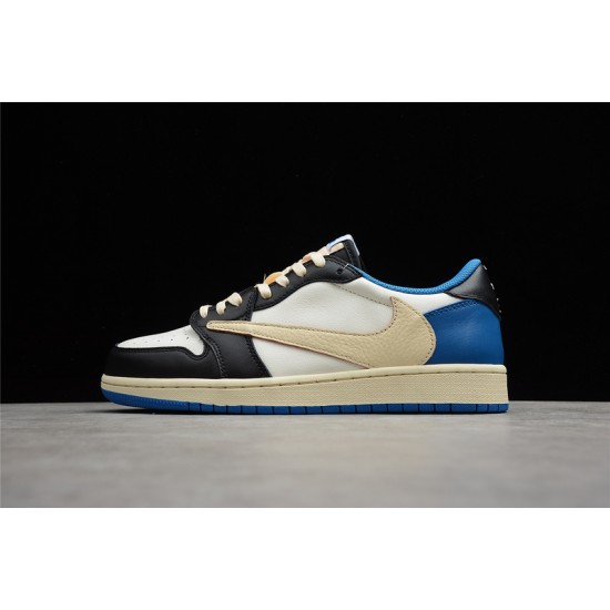 Jordan 1 Retro Low Fragment Design X Travis Scott X DM7866140 Basketball Shoes