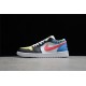 Jordan 1 Retro Low Funky Patterns DH5927006 Basketball Shoes