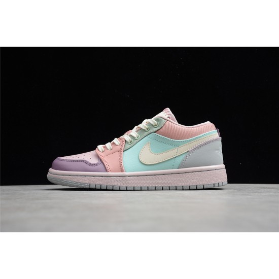 Jordan 1 Retro Low Green Pink DJ5196615 Basketball Shoes Unisex