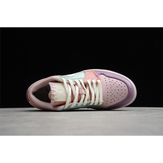 Jordan 1 Retro Low Green Pink DJ5196615 Basketball Shoes Unisex