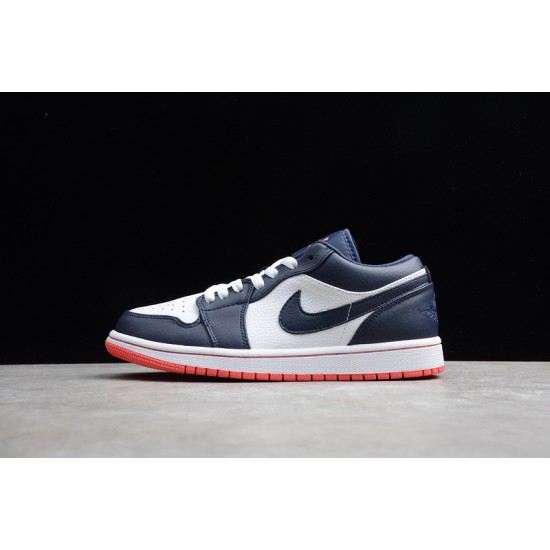 Jordan 1 Retro Low Obsidian Ember 553558481 Basketball Shoes Unisex