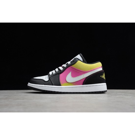 Jordan 1 Retro Low Spray Paint CW5564001 Basketball Shoes Unisex