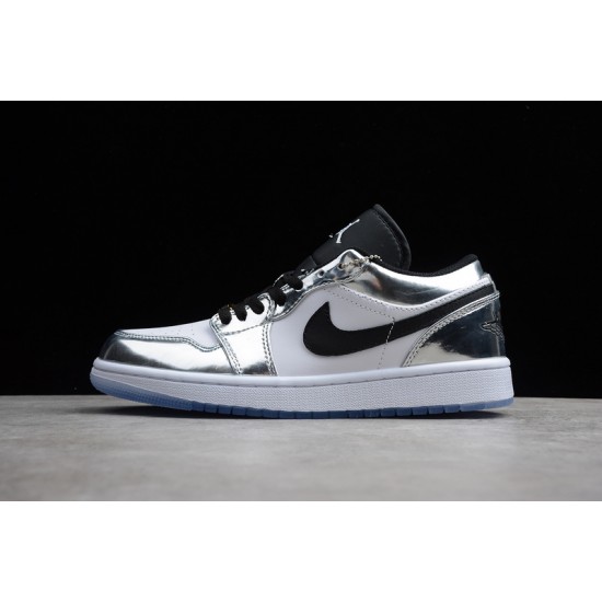 Jordan 1 Retro Low White Black 553560101 Basketball Shoes Unisex