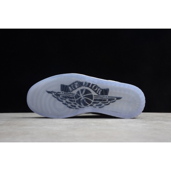 Jordan 1 Retro Low White Deep Royal Blue CZ4776101 Basketball Shoes Unisex
