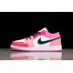 Jordan 1 Retro Low White Pinksicle 553560162 Basketball Shoes Women