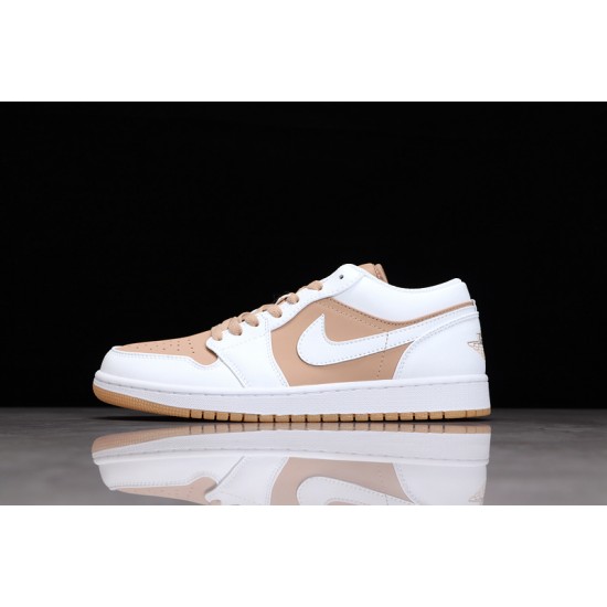 Jordan 1 Retro Low White TanDN6999100 Basketball Shoes