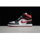 Jordan 1 Retro Mid Black Gym Red 554724-122 Basketball Shoes