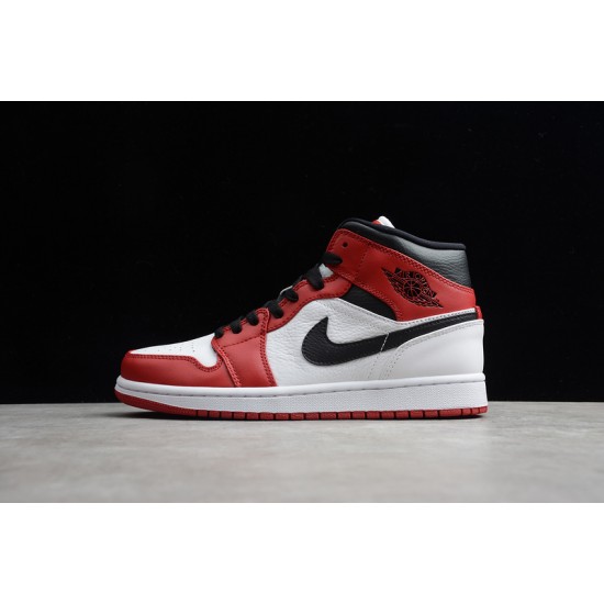 Jordan 1 Retro Mid Chicago 554724-173 Basketball Shoes