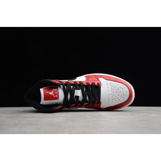 Jordan 1 Retro Mid Chicago 554724-173 Basketball Shoes