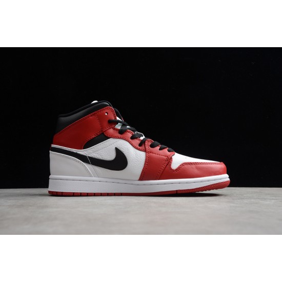 Jordan 1 Retro Mid Chicago 554724-173 Basketball Shoes