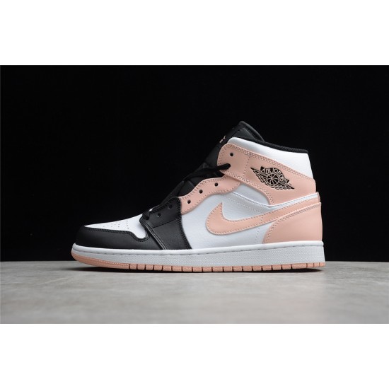 Jordan 1 Retro Mid Crimson Tint 554724-133 Basketball Shoes