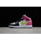 Jordan 1 Retro Mid Cyber Active Fuchsia CZ9835-100 Basketball Shoes