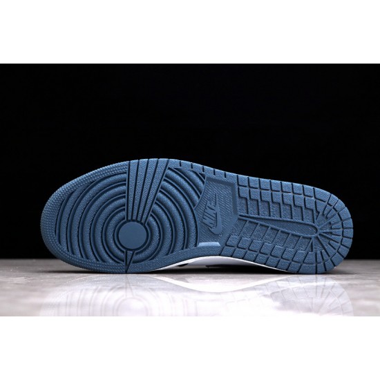 Jordan 1 Retro Mid Dark Teal 554724-411 Basketball Shoes