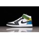 Jordan 1 Retro Mid Dutch Green 3D DM7802-100 Basketball Shoes