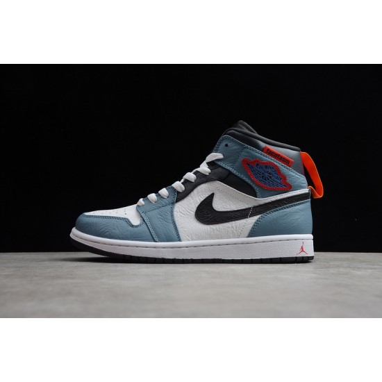 Jordan 1 Retro Mid Fearless CU2802-100 Basketball Shoes