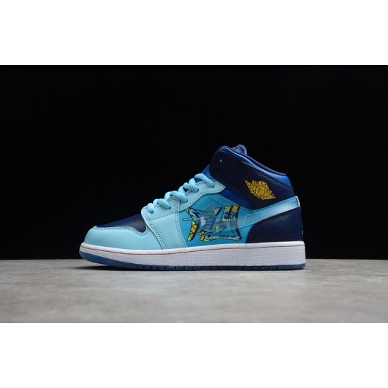 Jordan 1 Retro Mid Fly BV7446-400 Basketball Shoes