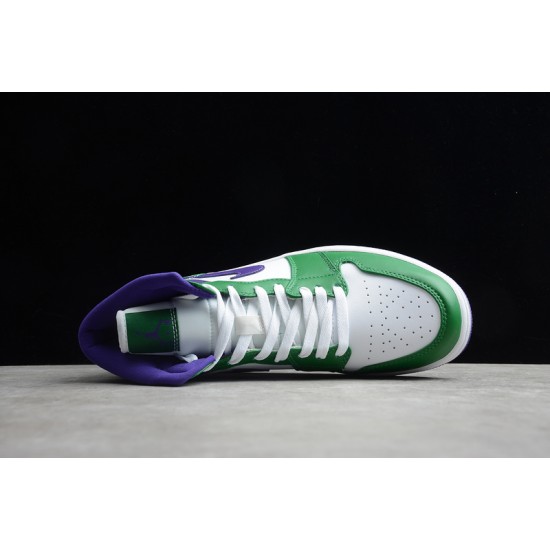 Jordan 1 Retro Mid Hulk 554724-300 Basketball Shoes