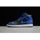 Jordan 1 Retro Mid Hyper Royal 554724-077 Basketball Shoes