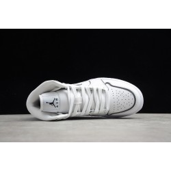 Jordan 1 Retro Mid Iridescent TrimCK6587-100 Basketball Shoes