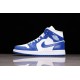 Jordan 1 Retro Mid Kentucky Blue BQ6472-104 Basketball Shoes