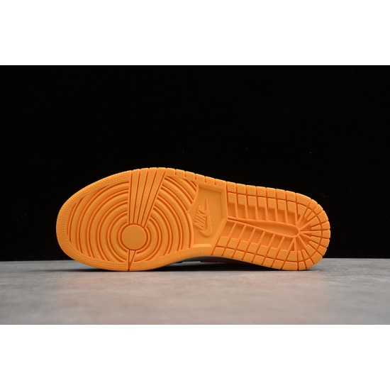 Jordan 1 Retro Mid Laser Orange CV5276-107 Basketball Shoes