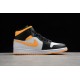 Jordan 1 Retro Mid Laser Orange CV5276-107 Basketball Shoes