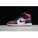 Jordan 1 Retro Mid Noble Red 554724-066 Basketball Shoes