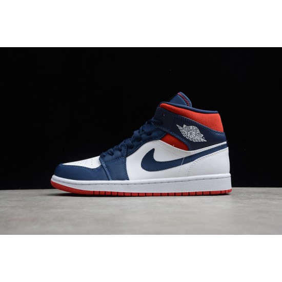 Jordan 1 Retro Mid Olympic 852542-104 Basketball Shoes