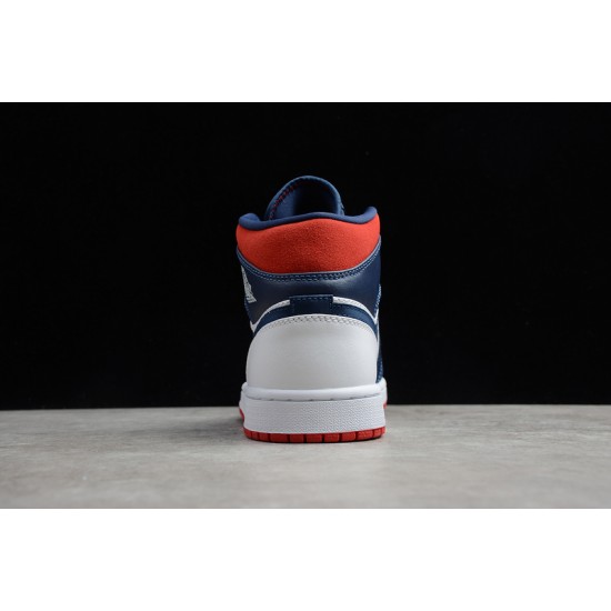 Jordan 1 Retro Mid Olympic 852542-104 Basketball Shoes
