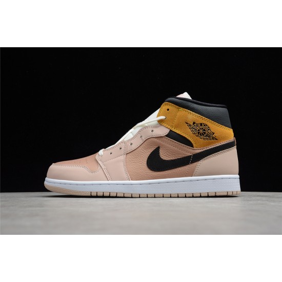 Jordan 1 Retro Mid Particle Beige DD2224-200 Basketball Shoes