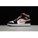 Jordan 1 Retro Mid Peach Mocha DH0210-100 Basketball Shoes