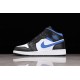 Jordan 1 Retro Mid Racer Blue 554725-140 Basketball Shoes