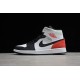 Jordan 1 Retro Mid Red Black Toe 852542-100 Basketball Shoes