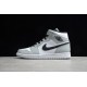 Jordan 1 Retro Mid Smoke Grey 554724-092 Basketball Shoes