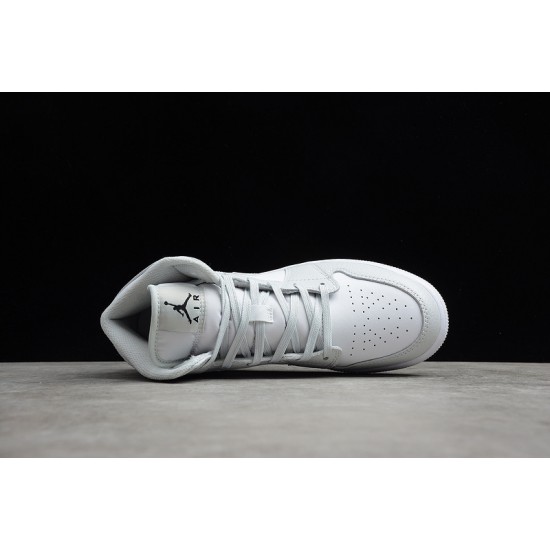 Jordan 1 Retro Mid Swoosh Logo - Grey Camo DD3235-100 Basketball Shoes