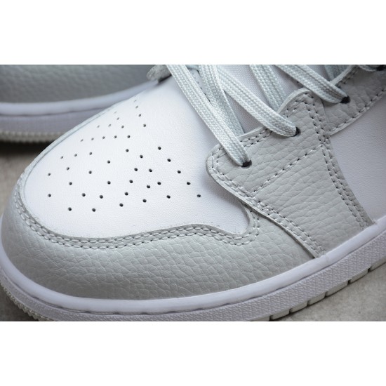 Jordan 1 Retro Mid Swoosh Logo - Grey Camo DD3235-100 Basketball Shoes