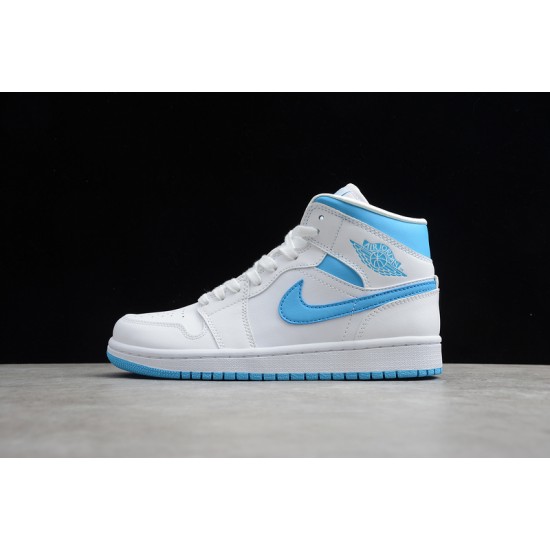 Jordan 1 Retro Mid UNC BQ6472-114 Basketball Shoes