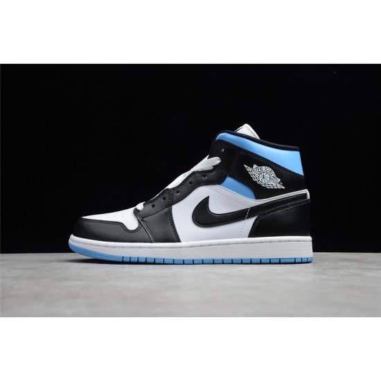 Jordan 1 Retro Mid University Blue BQ6472-102 Basketball Shoes