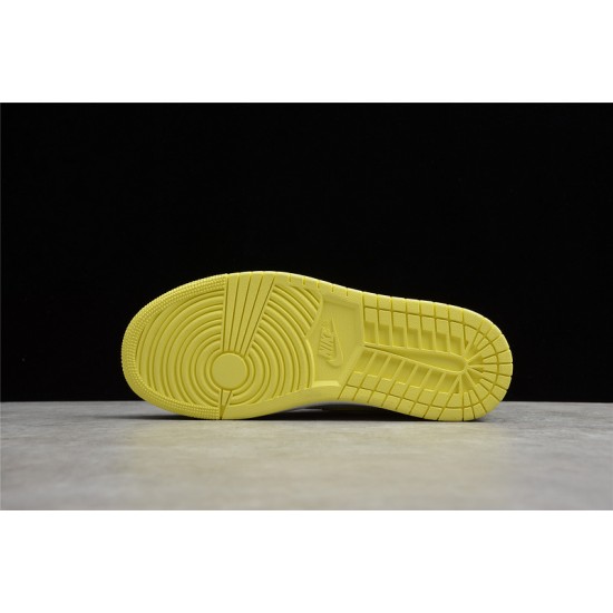 Jordan 1 Retro Mid Voltage Yellow DB2822-107 Basketball Shoes
