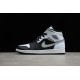 Jordan 1 Retro Mid White Shadow 554724-073 Basketball Shoes